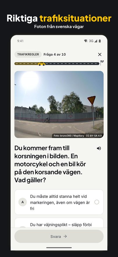 Fråga med foto från en svensk väg
